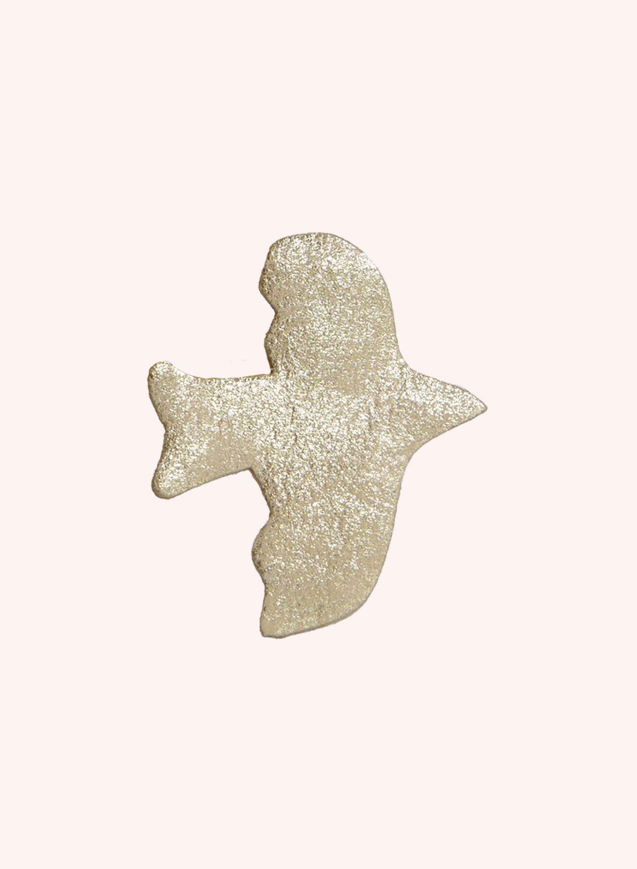 L'envolée - pin's oiseau en cuir