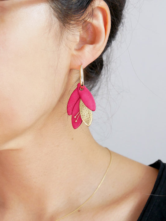 RIO - Boucle d'oreilles hibiscus