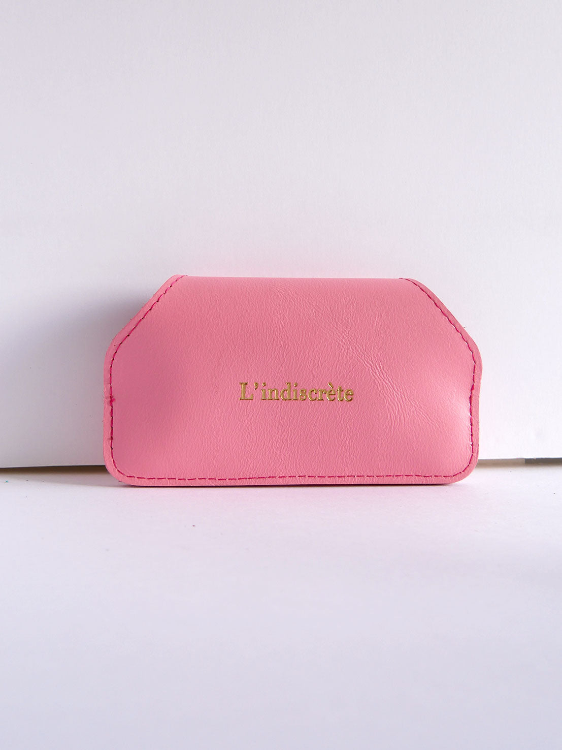 Etui à lunettes en cuir rose fuchsia ET39