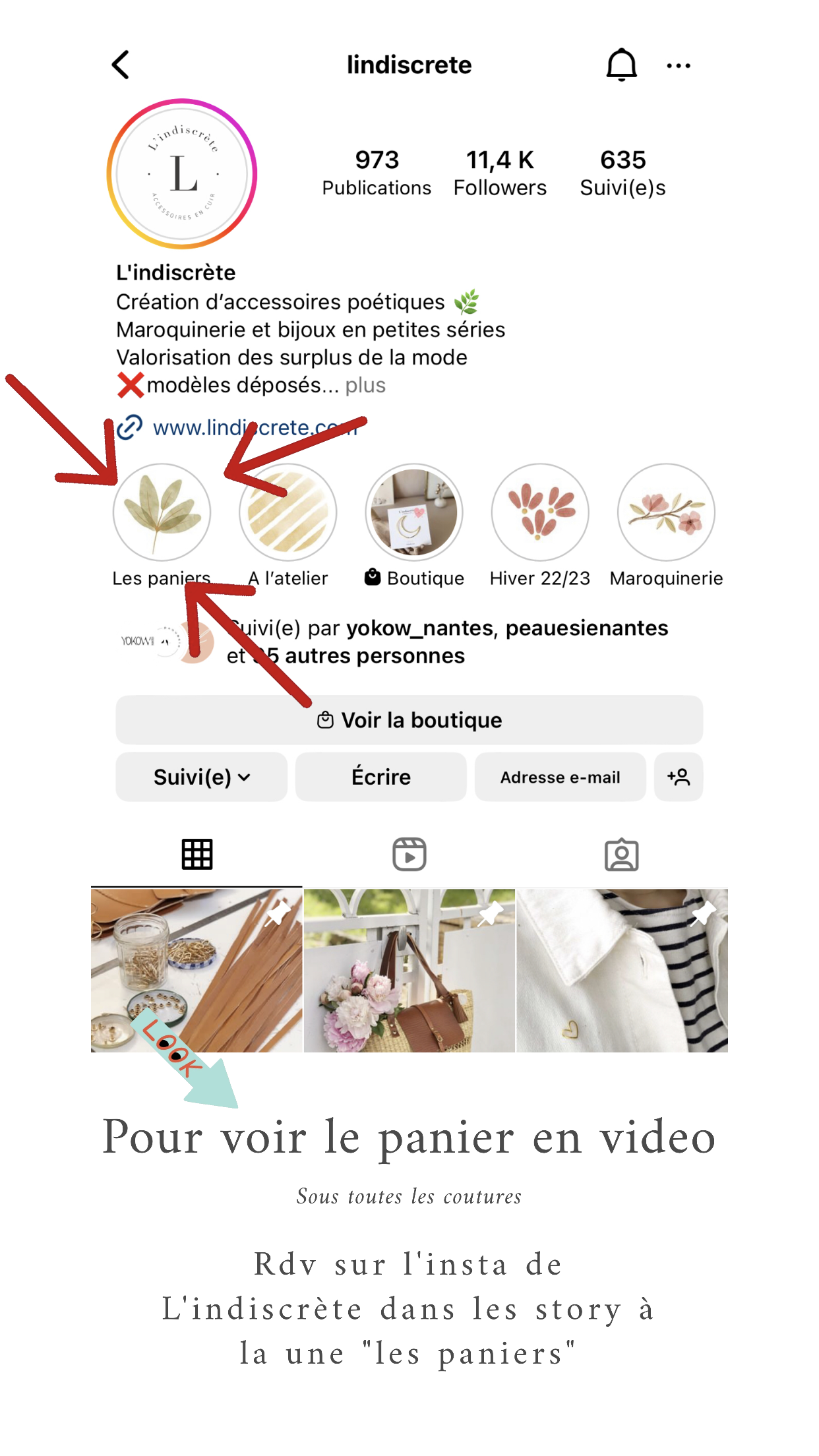 Numéro 16 - panier Bolga en osier cuir léopard et bandoulière en cuir