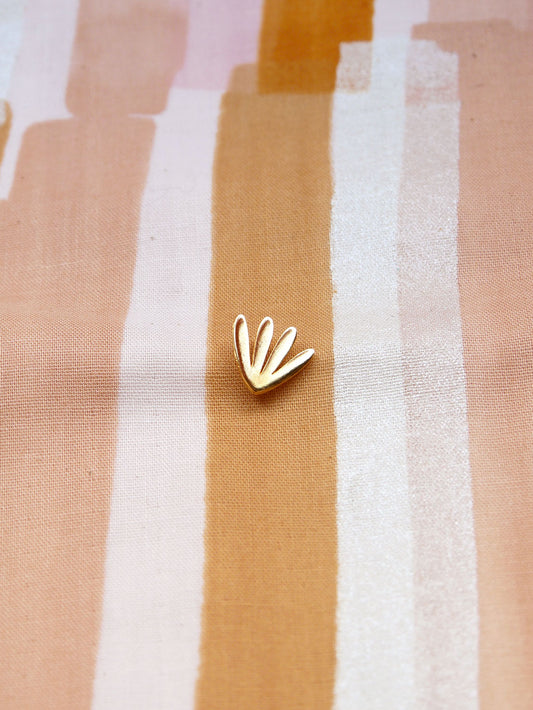 Pin's palme lisse ou martelé