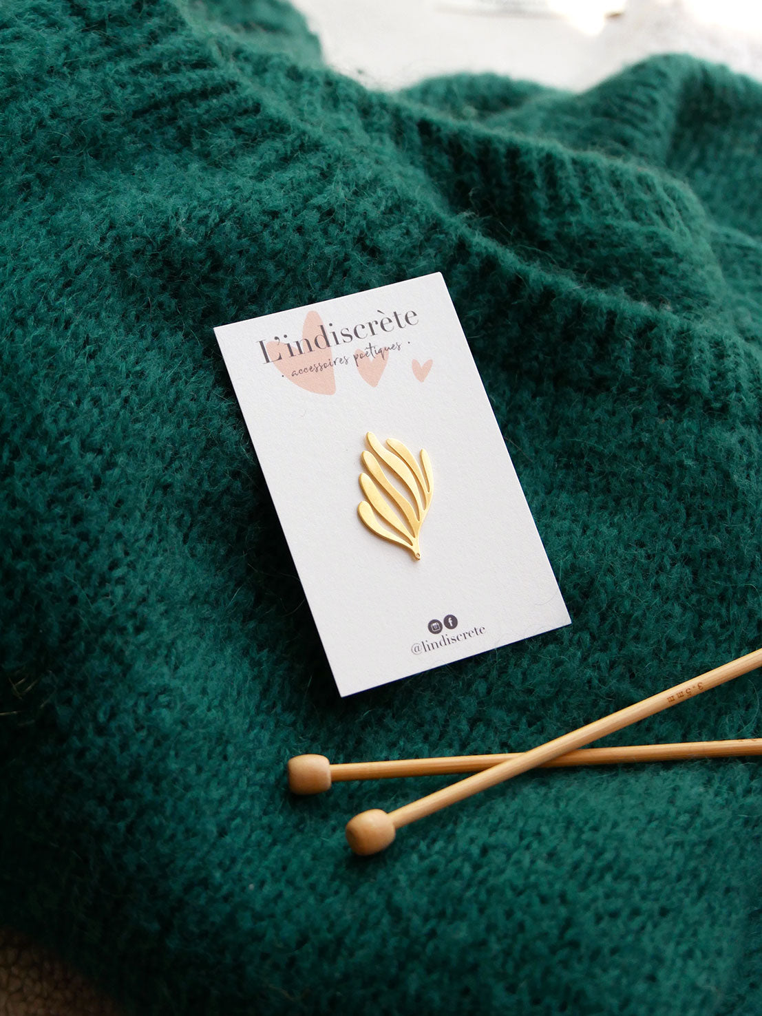 Pin's algue "Mio"