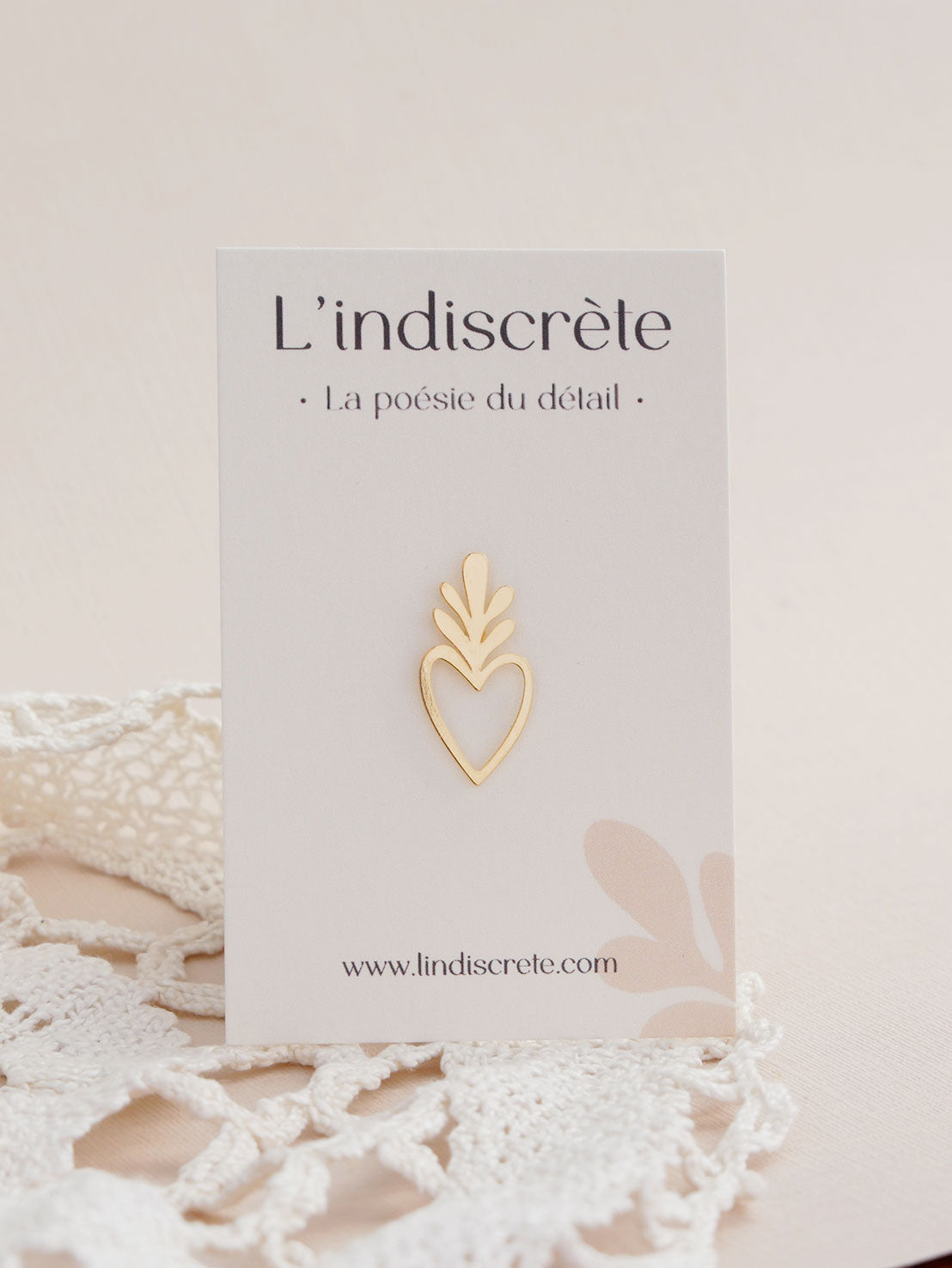 Pin's coeur sacré