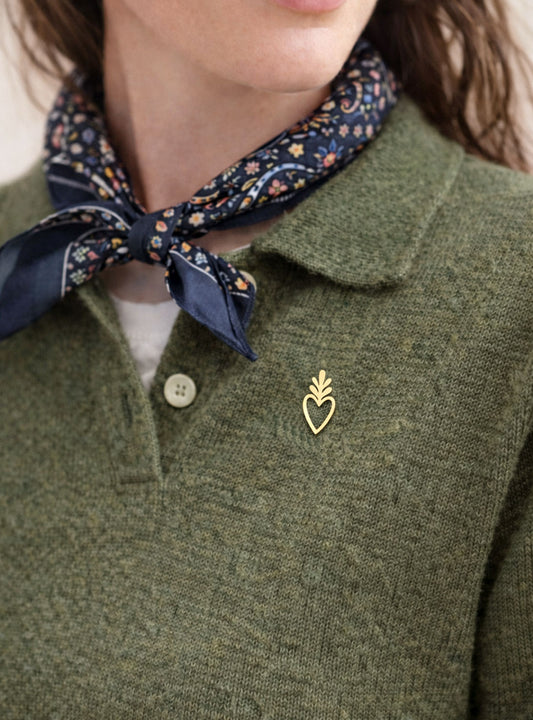 Pin's coeur sacré