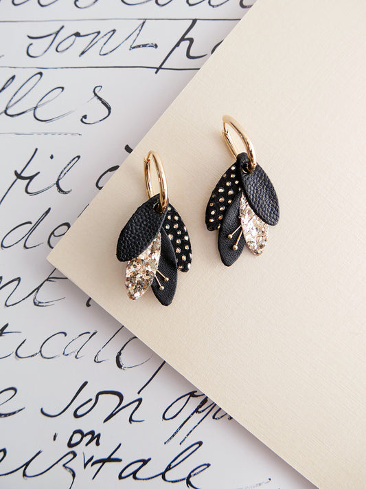 RIO - Boucle d'oreilles noir