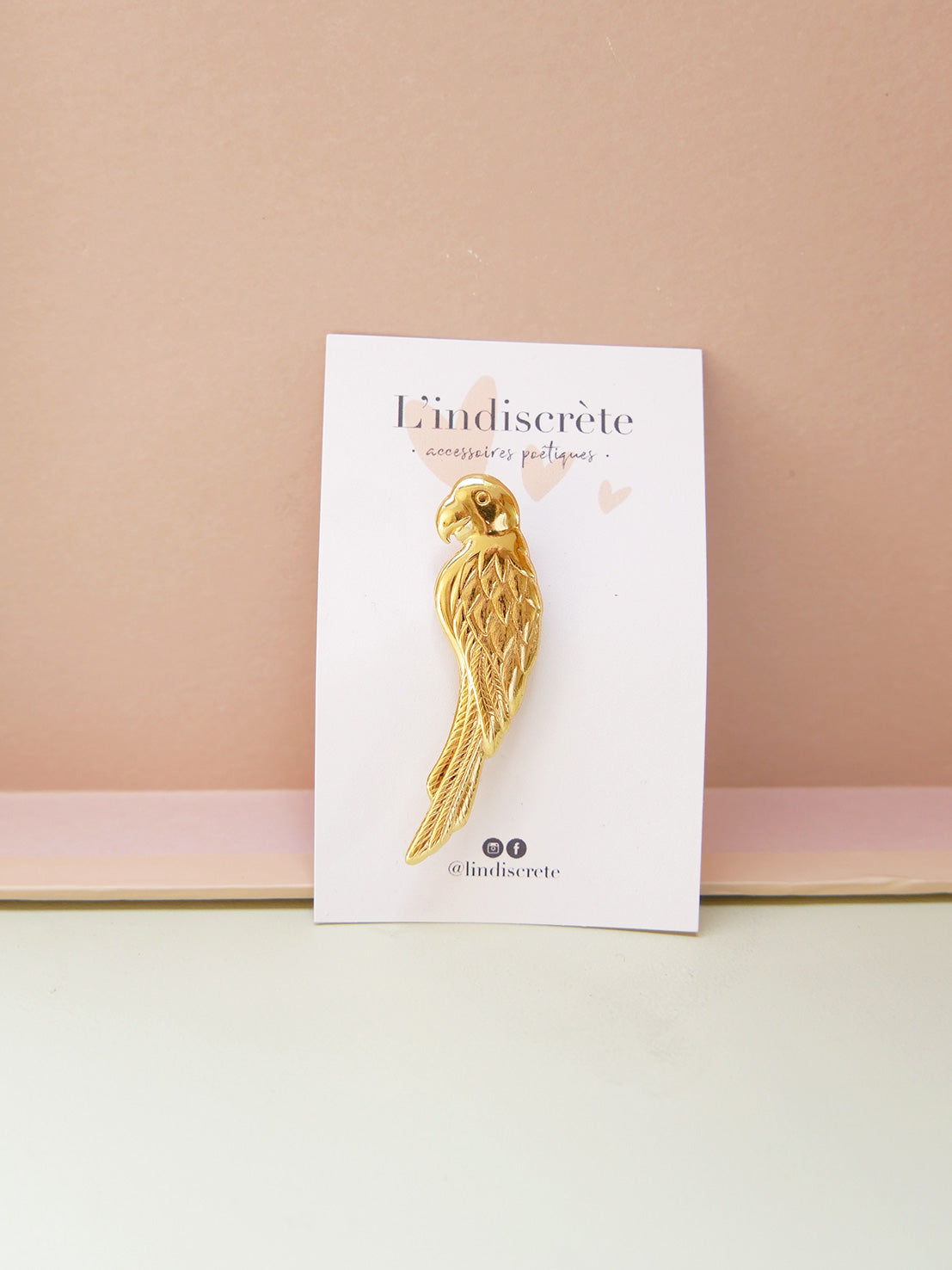 Broche perroquet
