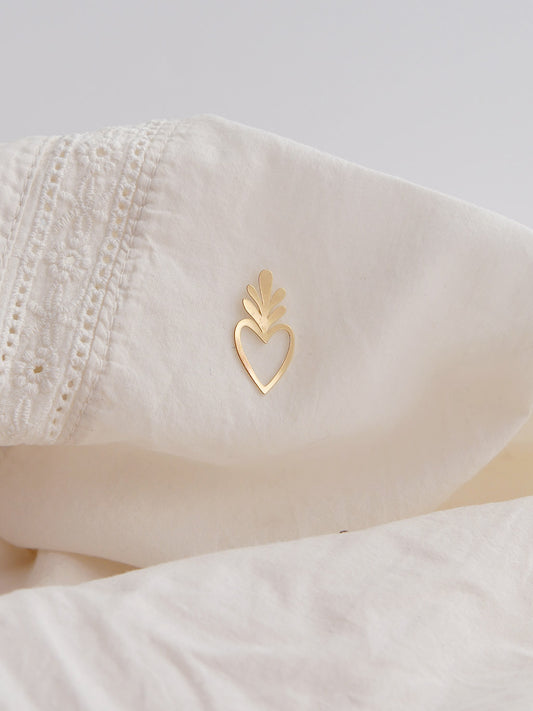 Pin's coeur sacré