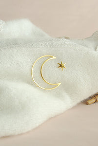 Pin's Lune et étoile