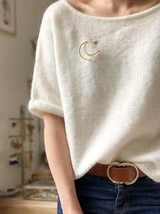 Pin's Lune et étoile